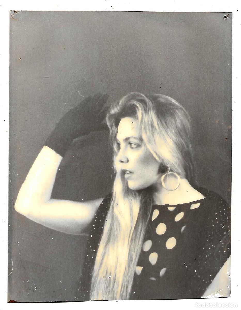 Alte Fotografie: PD-FOTOGRAFIA DE UNA UNA DAMA MIDE 23,5 X 18 - DEDICADA