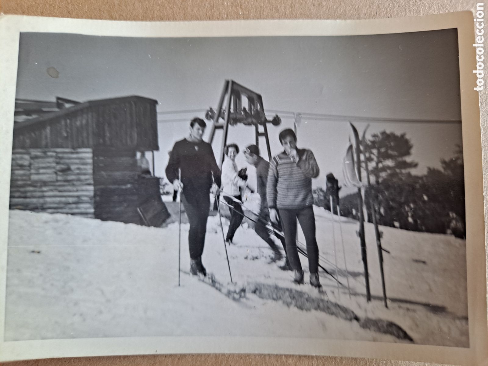 Fotograf&iacute;a antigua: Foto esqu&iacute;. 24 de marzo de 1968