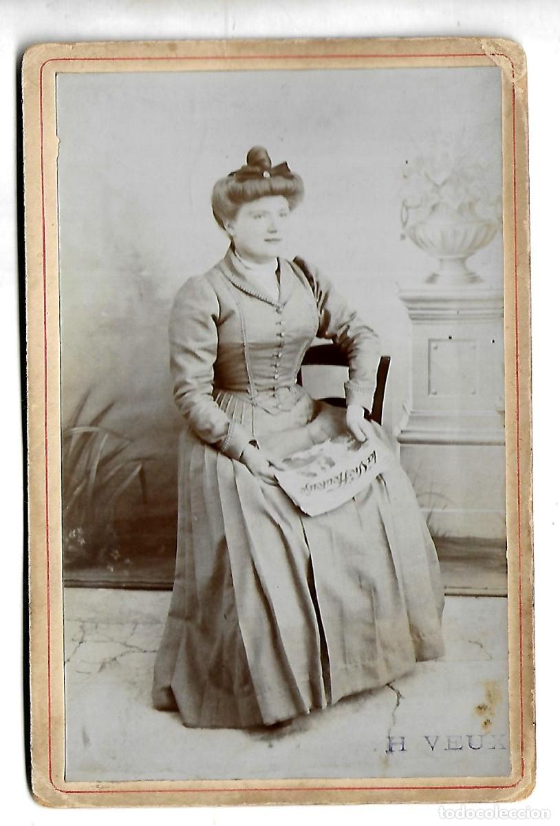 Fotografia antiga: E15- FOTOGRAF&Iacute;A ANTIGUA - DE UNA DAMA - FOTO- H. VEUX DE Pp. DEL SIGLO XX