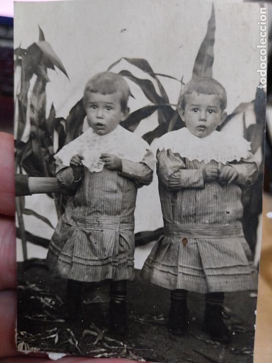 Antique Photography: NI&Ntilde;OS A&Ntilde;OS 1920 APRX FOTO ESTUDIO 5.8 X 8.5CM