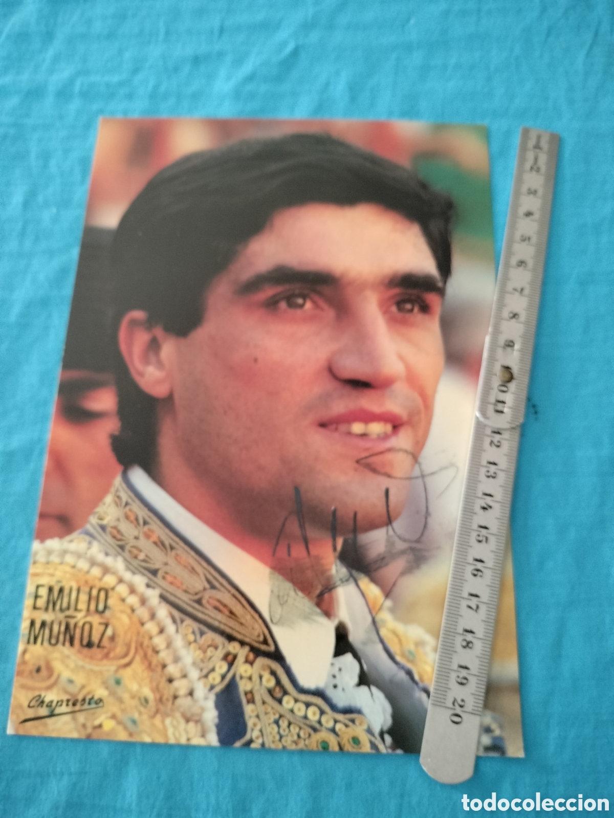 Fotograf&iacute;a antigua: PODTAL TORERO EMILIO MU&Ntilde;OZ - Foto 1