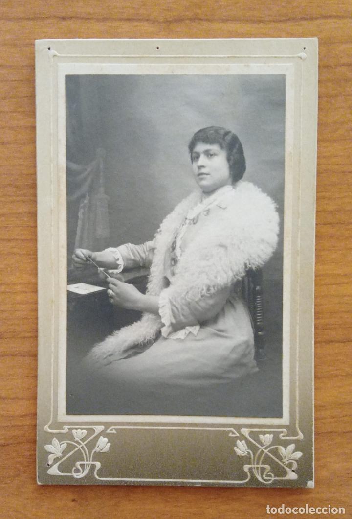 Fotograf&iacute;a antigua: ANTIGUA FOTOGRAF&Iacute;A, ELEGANTE SE&Ntilde;ORA