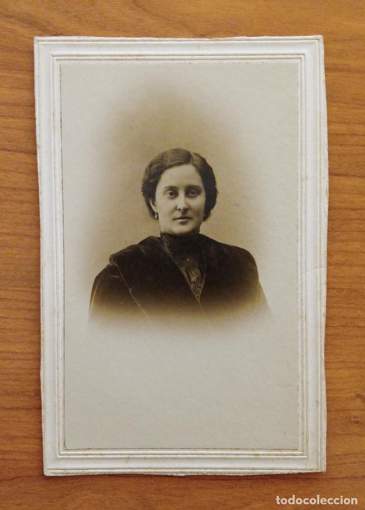 Fotograf&iacute;a antigua: ANTIGUA FOTOGRAF&Iacute;A, DAMA, SE&Ntilde;ORA