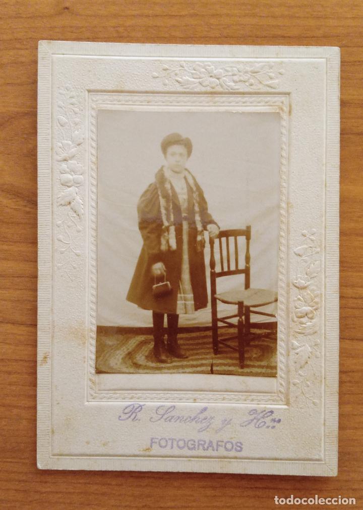 Fotograf&iacute;a antigua: ANTIGUA FOTOGRAF&Iacute;A, SE&Ntilde;ORA, DAMA. FOT&Oacute;GRAFOS R S&Aacute;NCHEZ Y HERMANOS