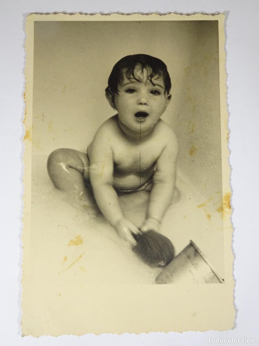 Fotograf&iacute;a antigua: ANTIGUA FOTOGRAF&Iacute;A , BEB&Eacute; EN LA BA&Ntilde;ERA , VER FOTOS