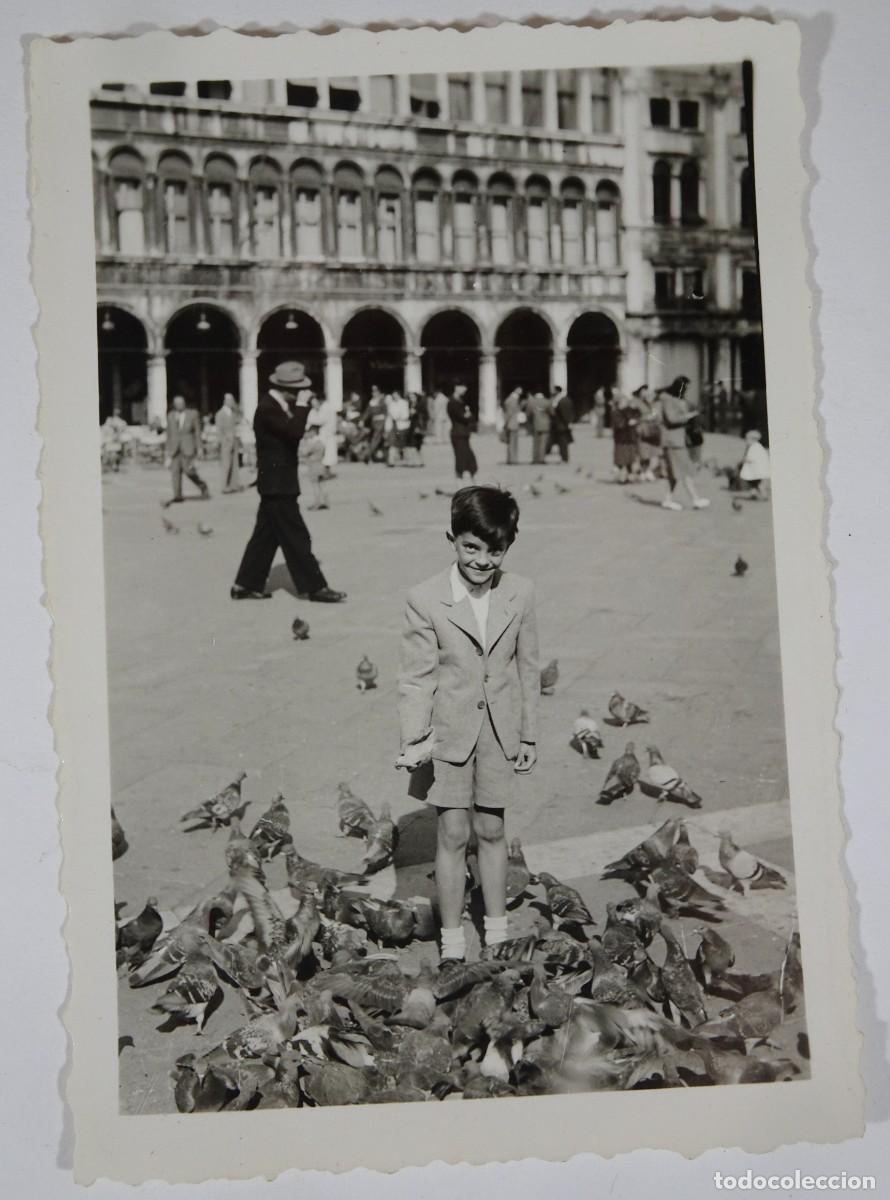 Fotograf&iacute;a antigua: ANTIGUA FOTOGRAF&Iacute;A , NI&Ntilde;O, PLAZA PALOMAS, VER FOTOS