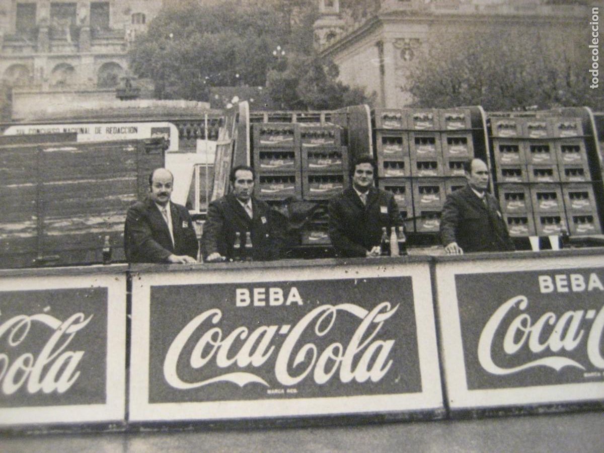 Fotograf&iacute;a antigua: fotografia publicidad cocacola a&ntilde;o 1973 12/9 cm