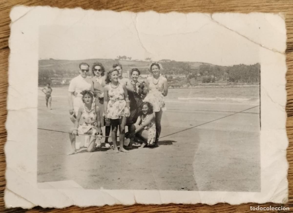 Fotografia antica: Fotograf&iacute;a de Santa Cristina, Coru&ntilde;a. A&ntilde;o 1946. 45 x 65 mm.