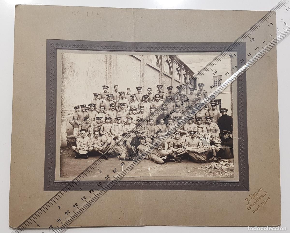 Fotograf&iacute;a antigua: FOTOGRAF&Iacute;A J. REYES GUADALAJARA - ACADEMIA INGENIEROS DEL EJ&Eacute;RCITO ENERO 1927. 22X25 12,5X17