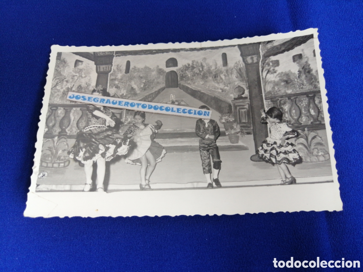Fotografia antiga: NI&Ntilde;OS MODELOS FLAMENCO TEATRO FOTOGRAF&Iacute;A ANTIGUA