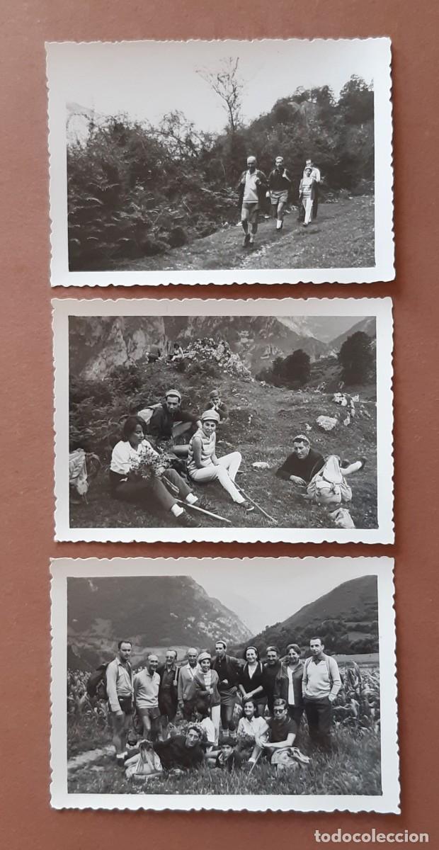 Fotograf&iacute;a antigua: LOTE 3 FOTOGRAF&Iacute;AS GRUPO DE GIJ&Oacute;N. SENDA DEL ARCEDIANO. SENDERISMO. 1965. A&Ntilde;OS 60. PACO BERGES.