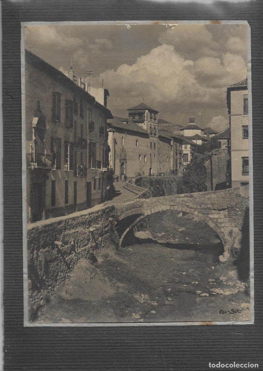 Fotograf&iacute;a antigua: GRANADA. CARRERA DE DARRO - Foto 1