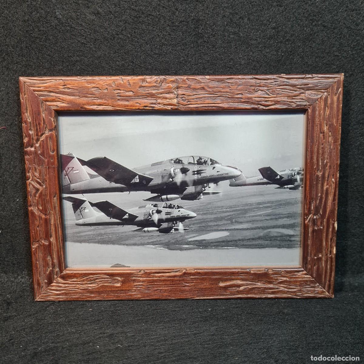 Alte Fotografie: FOTOGRAFIA ANTIGUA BLANCO Y NEGRO - AVIONES - FUERZA AEREA ARGENTINA - 18X13 Cm - VER FOTOS / CAA