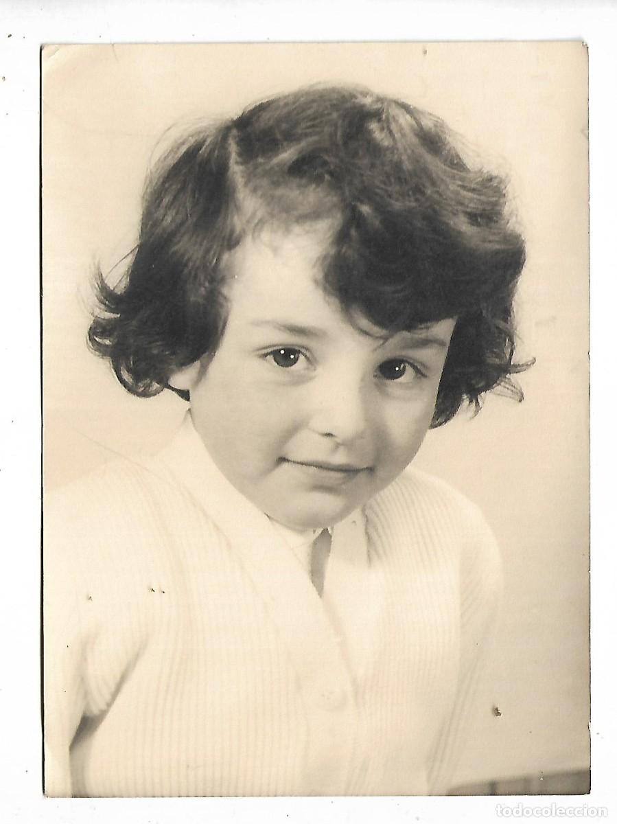 Antique Photography: 201- ANTIGUA FOTOGRAFIA - UNA NI&Ntilde;A -FOTO - - - -