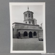 Fotografía antigua: ANTIGUA FOTOGRAFÍA DE LA IGLESIA DE SAN MIGUEL, PLAZA MAYOR. ALMAZÁN, SORIA. AÑOS 60.
