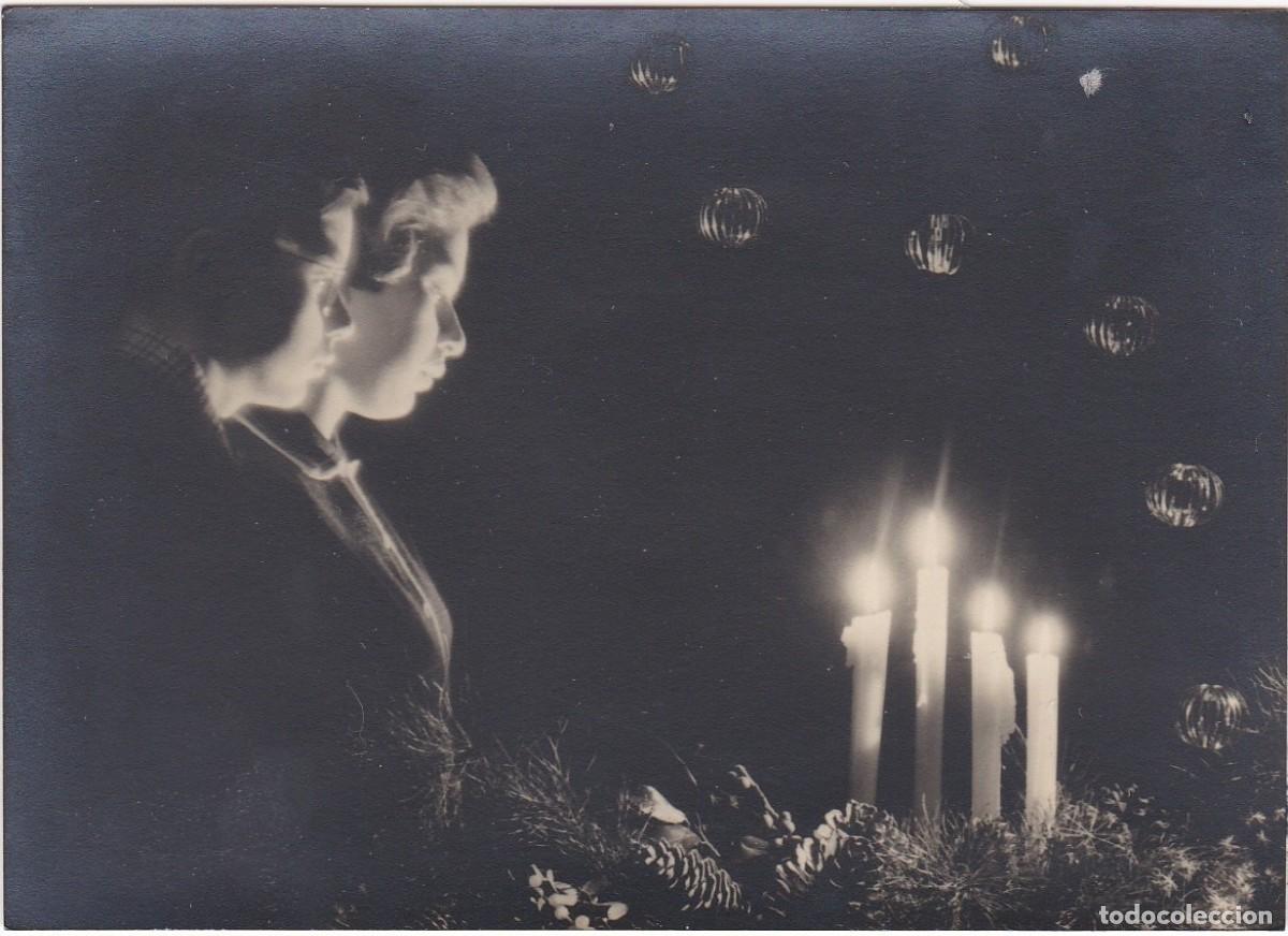 Fotograf&iacute;a antigua: Celebrando la Nochebuena - Fotograf&iacute;a - 105x75mm - A&ntilde;os 60 ?