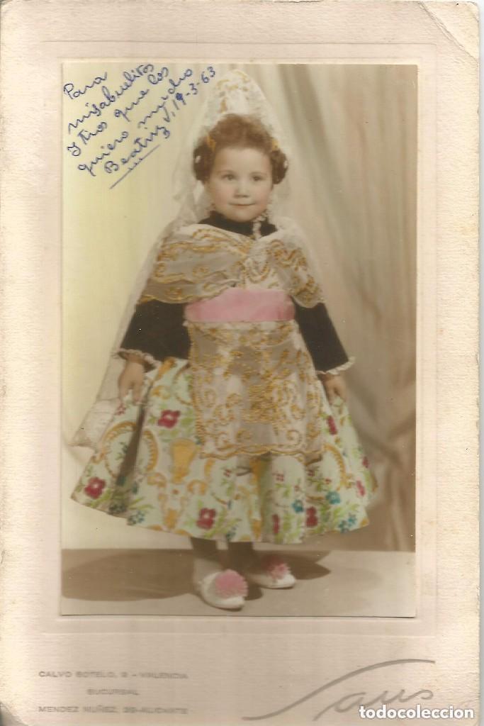 Fotograf&iacute;a antigua: :::: A18 - FOTOGRAFIA COLOREADA - PRECIOSA FALLERITA - 1963