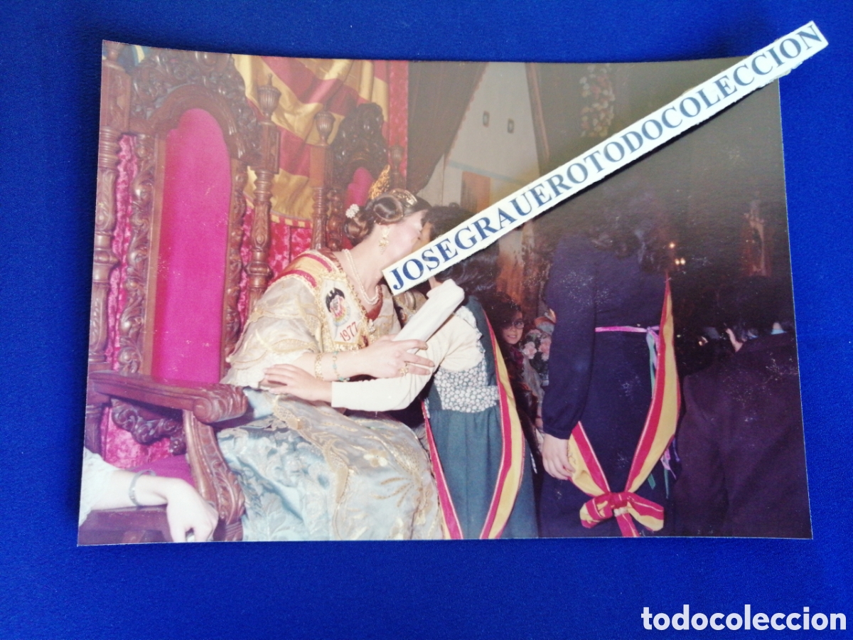 Fotografia antiga: FALLA PLAZA DEL CAUDILLO (ALDAYA) A&Ntilde;O 1977 FOTOGRAF&Iacute;A CON SELLO FOTOGR&Aacute;FICO ALDAYA