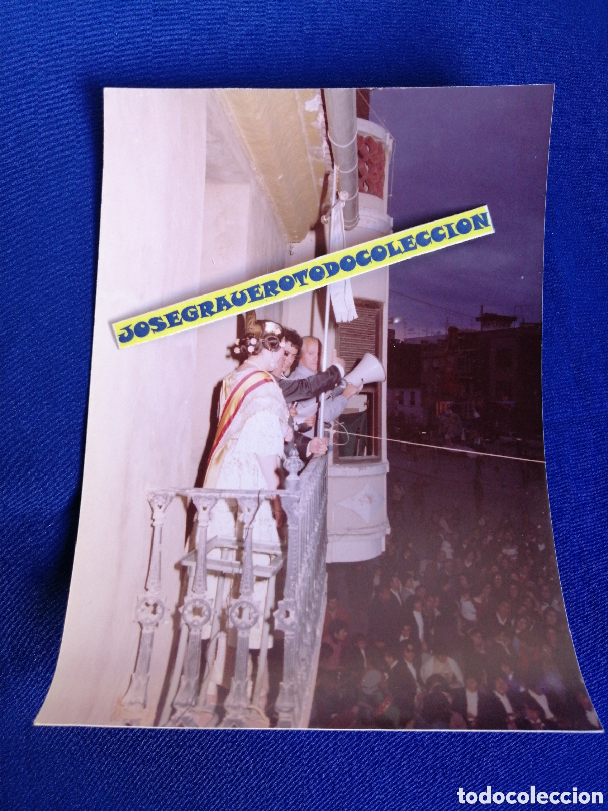 Antique Photography: FALLA PLAZA DEL CAUDILLO (ALDAYA) 1978 FOTOGRAF&Iacute;A ANTIGUA CON SELLO FOTOGR&Aacute;FICO ALDAYA