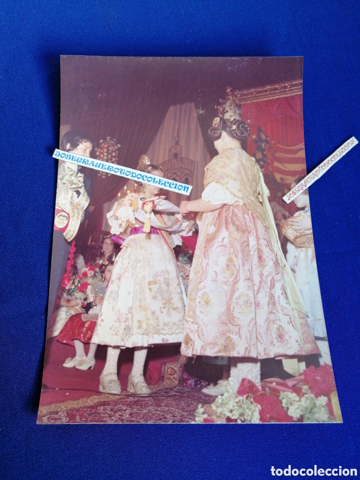 Photographie ancienne: FALLA PLAZA DEL CAUDILLO A&Ntilde;O 1977 PRESENTACI&Oacute;N FOTOGRAF&Iacute;A ANTIGUA SELLO FOTOGR&Aacute;FICO ALDAYA