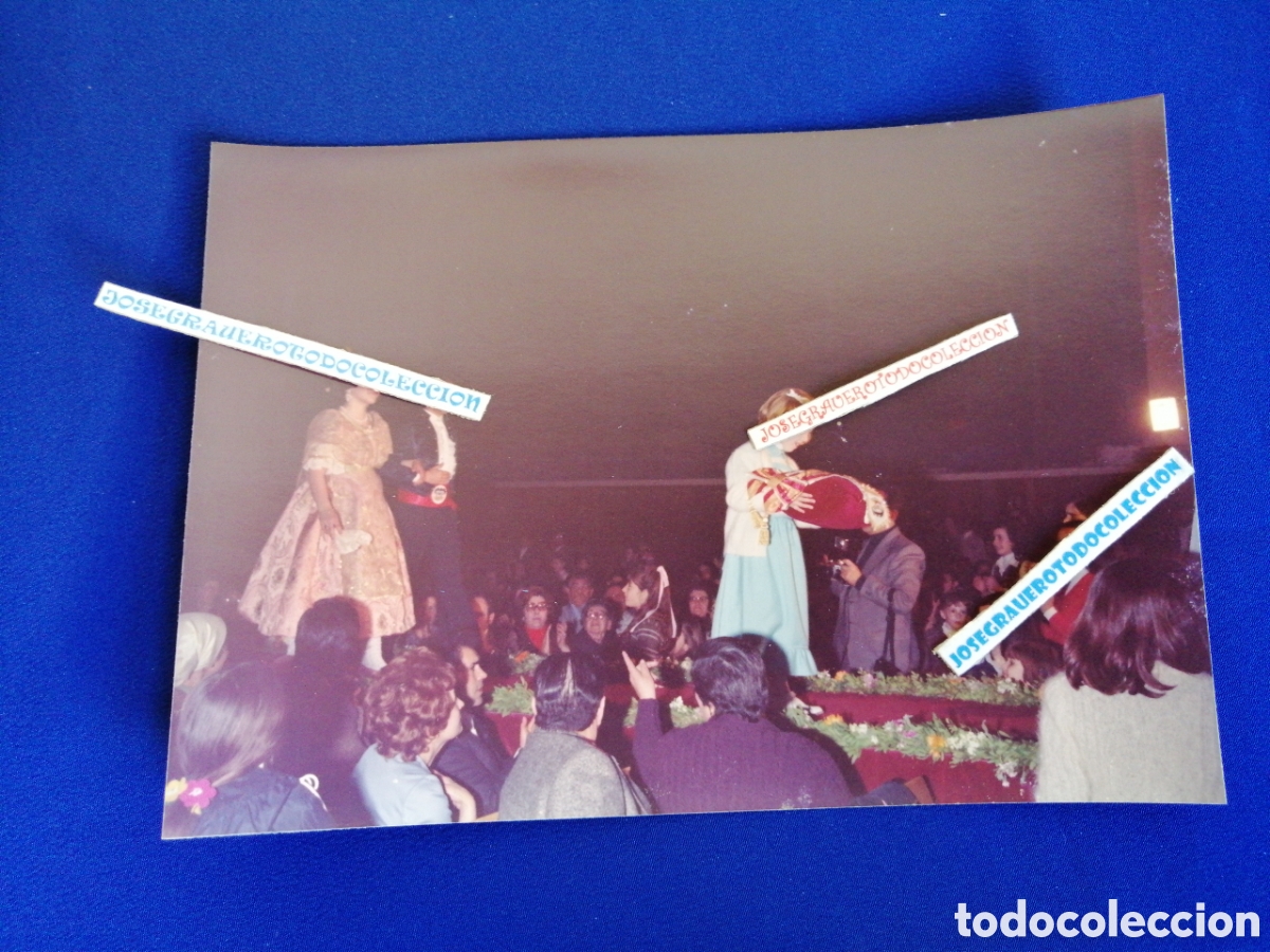 Fotografia antiga: FALLA PLAZA DEL CAUDILLO A&Ntilde;O 1977 PRESENTACI&Oacute;N FOTOGRAF&Iacute;A ANTIGUA