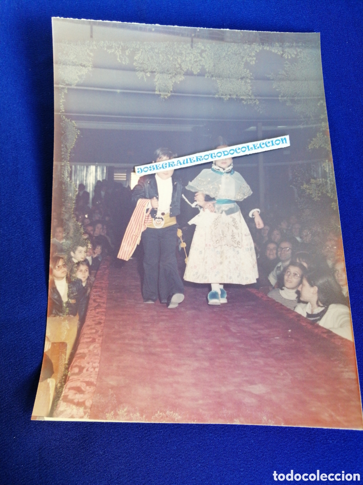 Photographie ancienne: FALLA PLAZA DEL CAUDILLO(ALDAYA) A&Ntilde;OS 70 PRESENTACI&Oacute;N FOTOGRAF&Iacute;A ANTIGUA SELLO FOTOGR&Aacute;FICO ALDAYA