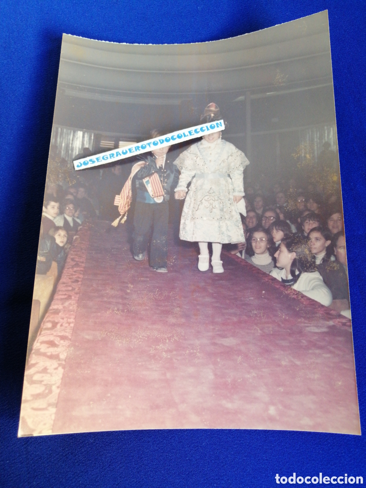 Fotografia antiga: FALLA PLAZA DEL CAUDILLO(ALDAYA) A&Ntilde;OS 70 PRESENTACI&Oacute;N FOTOGRAF&Iacute;A CON SELLO FOTOGR&Aacute;FICO ALDAYA