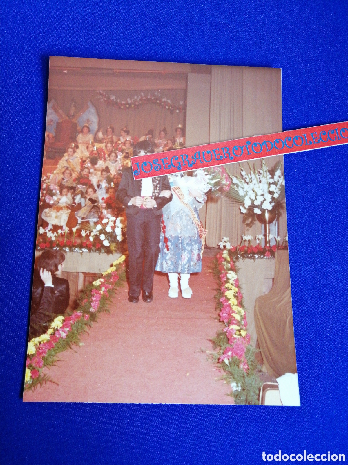 Fotografia antiga: FALLA SANTA RITA (ALDAYA) A&Ntilde;O 1983 PRESENTACI&Oacute;N FOTOGRAF&Iacute;A ANTIGUA