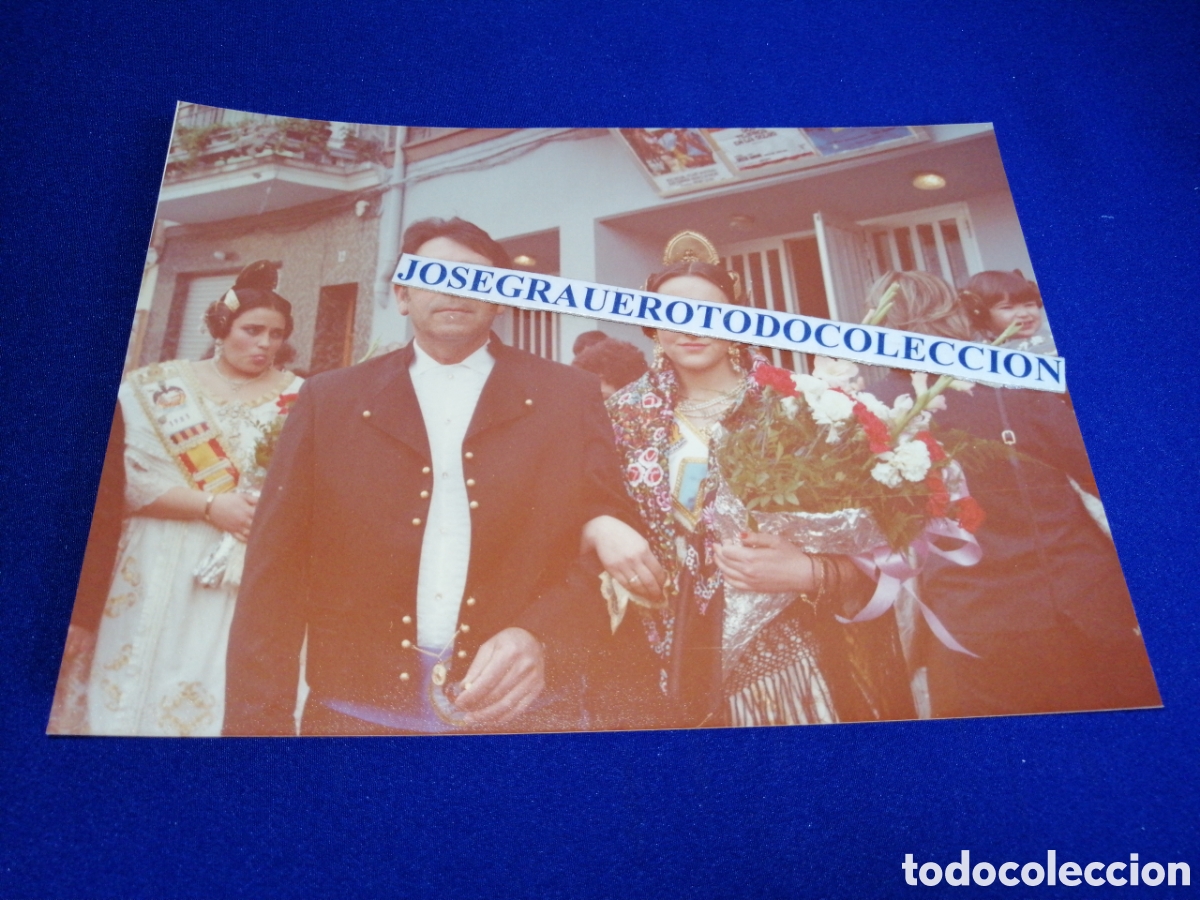 Fotografia antiga: FALLA SANTA RITA (ALDAYA) 1983 FOTOGRAF&Iacute;A ANTIGUA