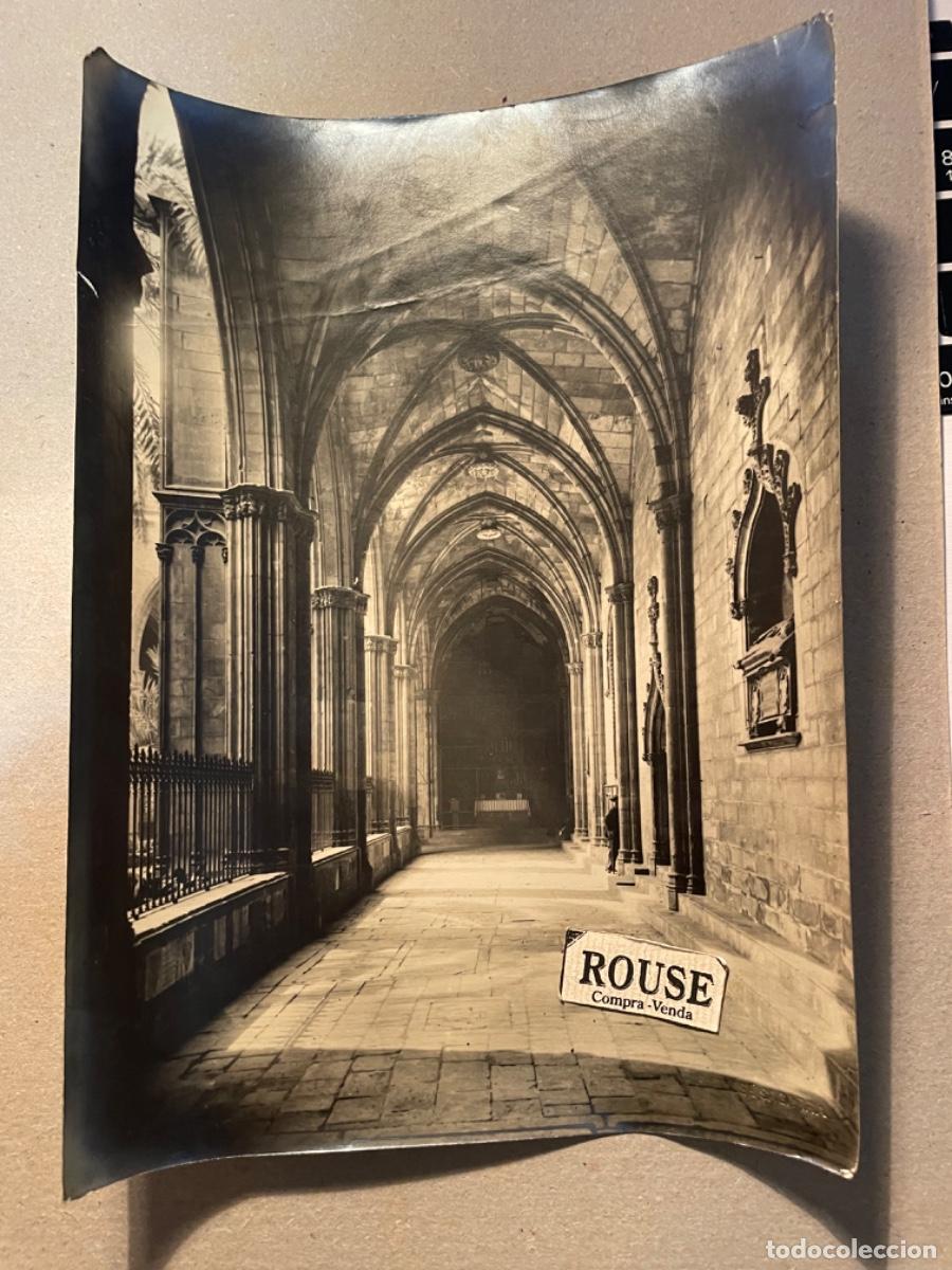 Photographie ancienne: ANTIGUA FOTOGRAFIA -FOT. JOS&Eacute; SAGARRA BARCELONA - CLAUSTRO DE LA CATEDRAL TAMPON SECO CLICHE 13997