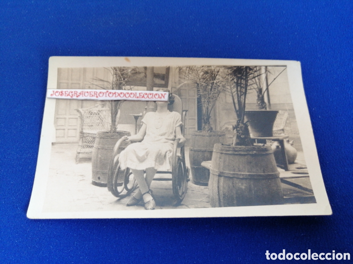 Fotografia antica: MODELO EN HAMACA FOTOGRAF&Iacute;A ANTIGUA
