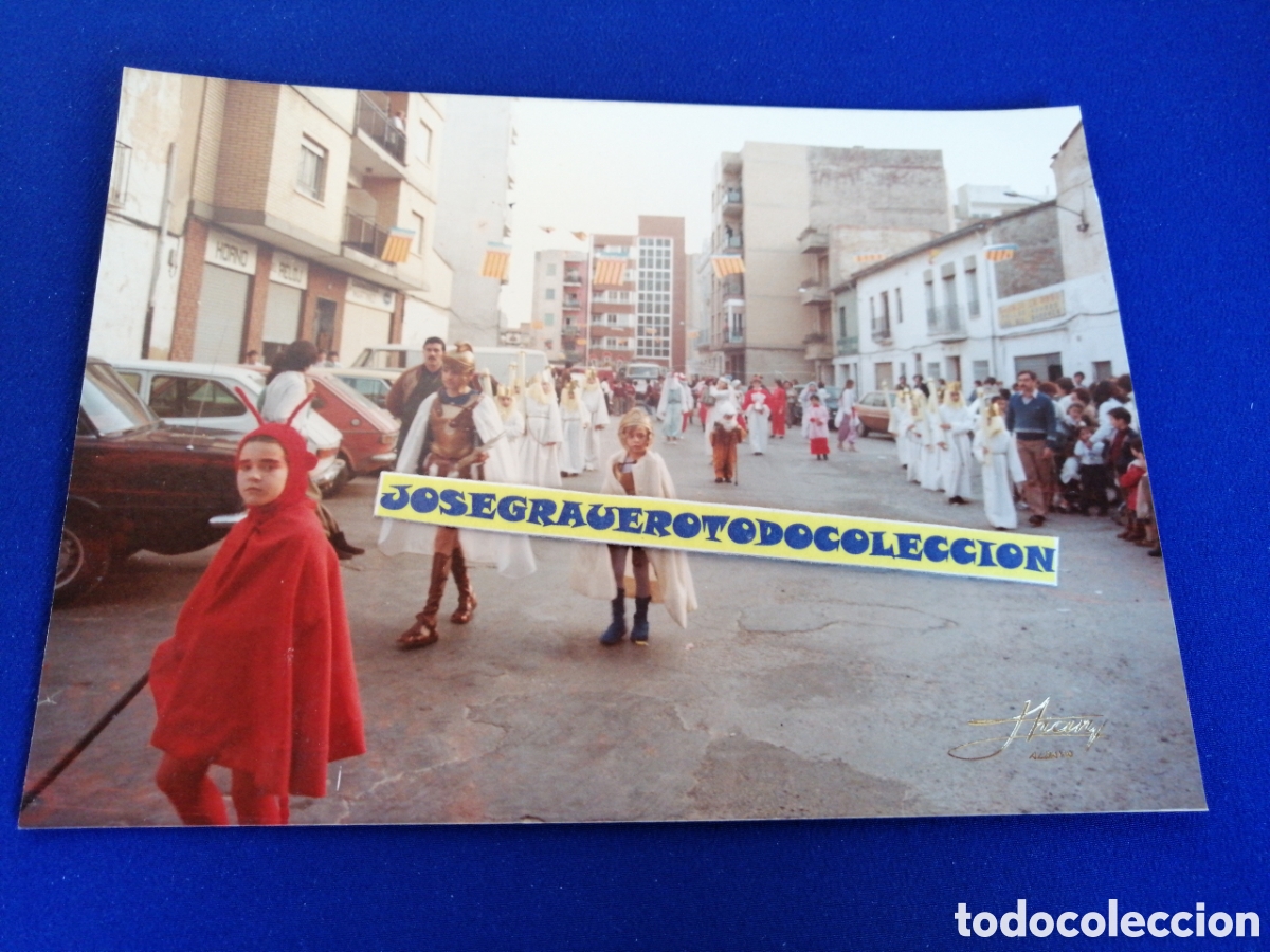 Fotografia antica: FALLAS ALDAYA 1983 FOTOGRAF&Iacute;A ANTIGUA CON SELLO FOTOGR&Aacute;FICO ALDAYA