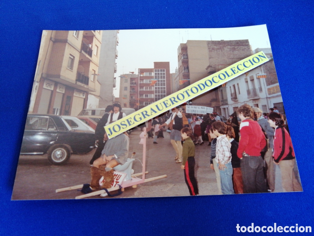 Fotografia antiga: FALLAS ALDAYA 1983 WATER FALLERO FOTOGRAF&Iacute;A ANTIGUA