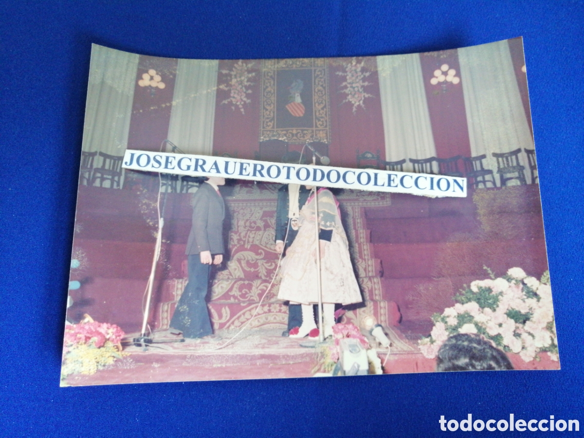 Fotografia antiga: FALLA LA SALETA (ALDAYA) VALENCIA 1978 FOTOGRAF&Iacute;A ANTIGUA CON SELLO FOTOGR&Aacute;FICO ALDAYA