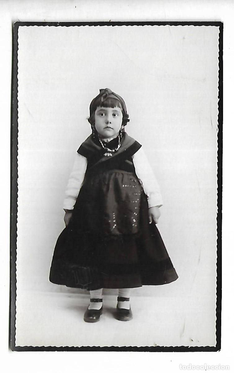 Fotograf&iacute;a antigua: PD1-EXTRAORDINARIA FOTOGRAFIA- UNA NI&Ntilde;A CON TRAJE REGIONAL - -