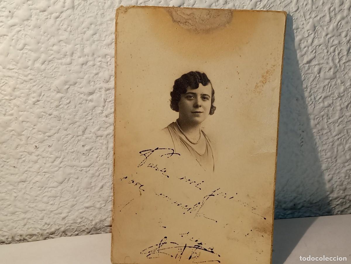 Fotografia antiga: ANTIGUA FOTOGRAFIA RETRATO DAMA SE&Ntilde;ORITA ESPA&Ntilde;OLA JAEN A&Ntilde;OS 20 - 30