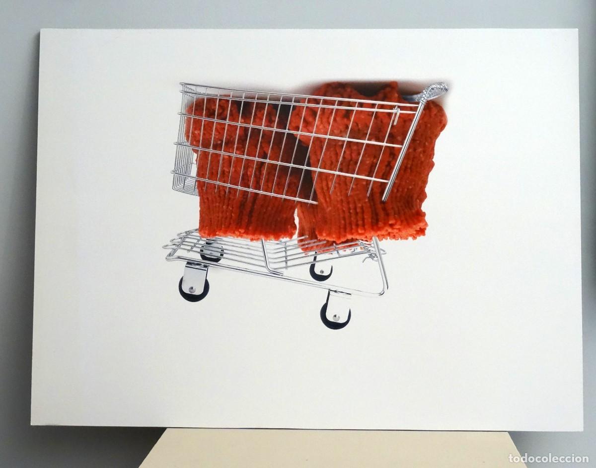 Fotograf&iacute;a antigua: Fotograf&iacute;a contempor&aacute;nea gore carro con carne bodeg&oacute;n