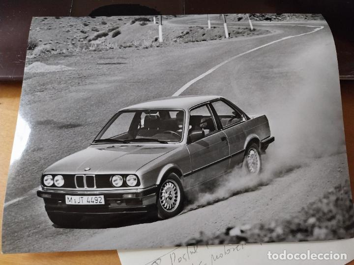 Fotograf&iacute;a antigua: BMW 316 318 320 323 FOTO AGENCIA 24 X 18CM DORSO SELLOS Y ESCRITOS A&Ntilde;O 1985