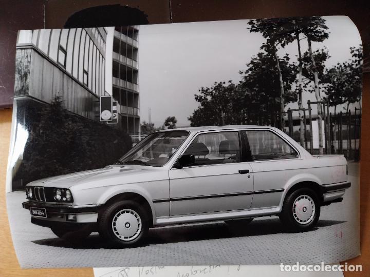 Fotograf&iacute;a antigua: BMW 325 I 4 - 6 CILINDROS FOTO AGENCIA 23,8 X 17,4 CM DORSO SELLOS Y ESCRITOS A&Ntilde;O 1985