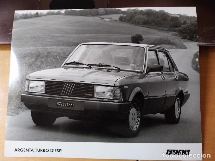 Fotograf&iacute;a antigua: FIAT ARGENTA TURBO DIESEL FOTO AGENCIA 23,5 X 18,8 CM DORSO SELLOS Y ESCRITOS A&Ntilde;O 1985 *