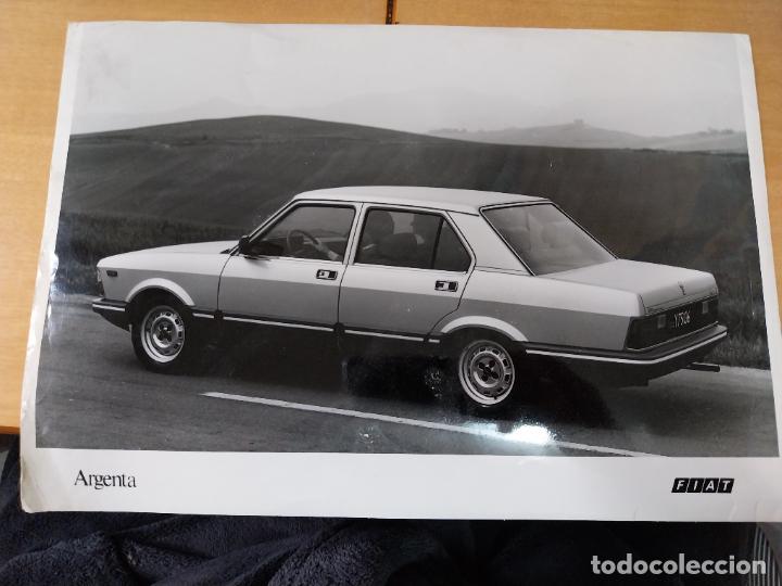Fotograf&iacute;a antigua: FIAT ARGENTA FOTO AGENCIA 30,5 X 21CM CM DORSO SELLOS Y ESCRITOS A&Ntilde;O 1985 *