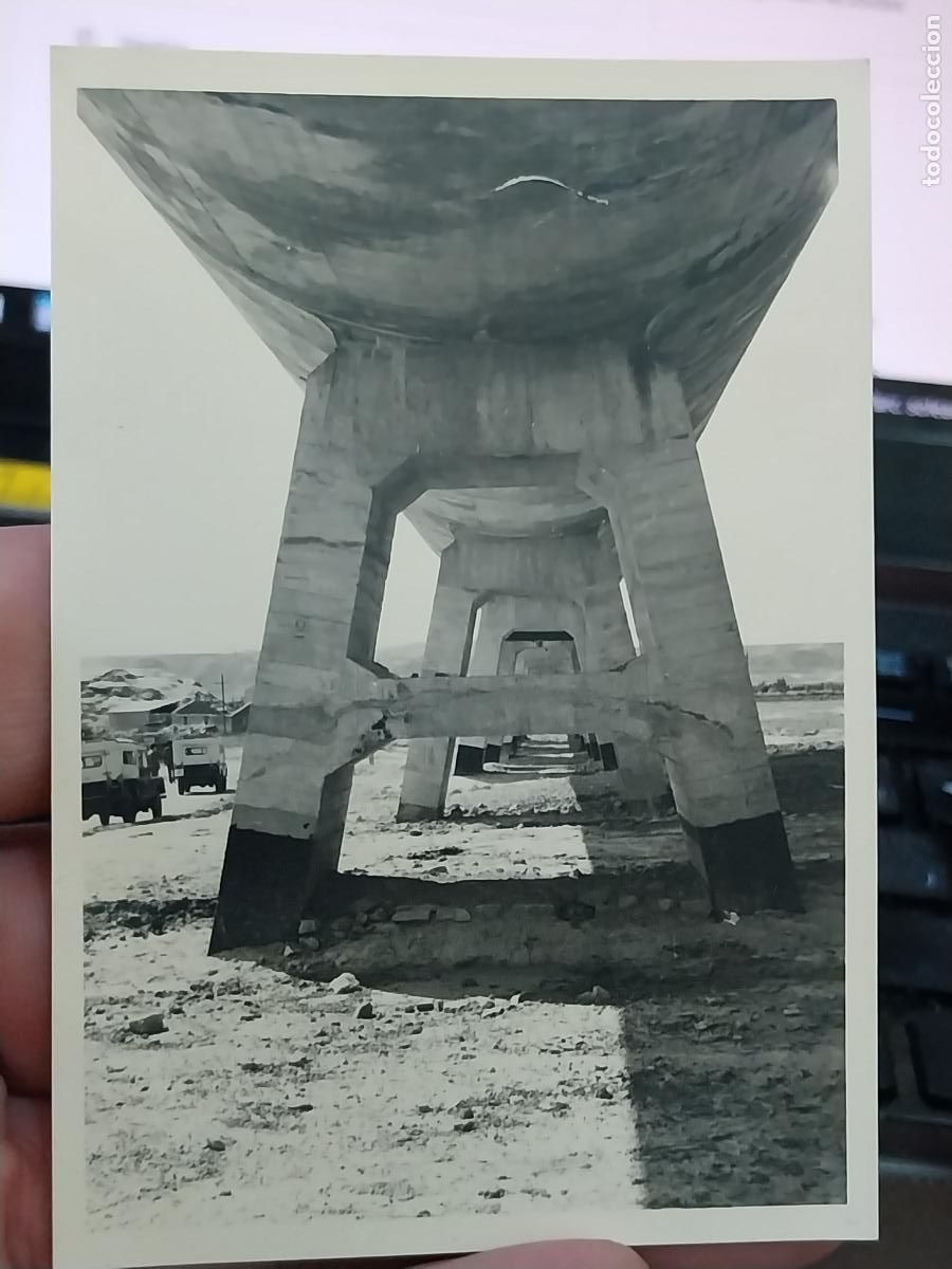 Alte Fotografie: OBRA ACEQUIA CONSTRUCCION CANALIZACION EXTREMADURA BADAJOZ A&Ntilde;OS 1950 FOTO PARTICULAR 10X 7CM