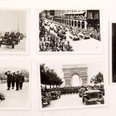 Fotografía antigua: LIBERACIÓN DE PARÍS - AGOSTO DE 1944 - 5 FOTOS