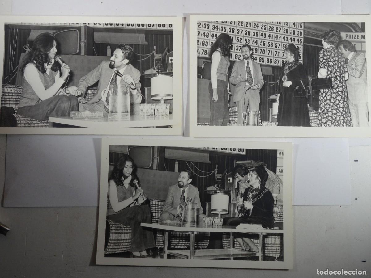Fotografia antica: LOTE DE 3 ANTIGUAS FOTOGRAF&Iacute;AS B/N , PROGRAMA TV POR DETERMINAR ? , VER FOTOS