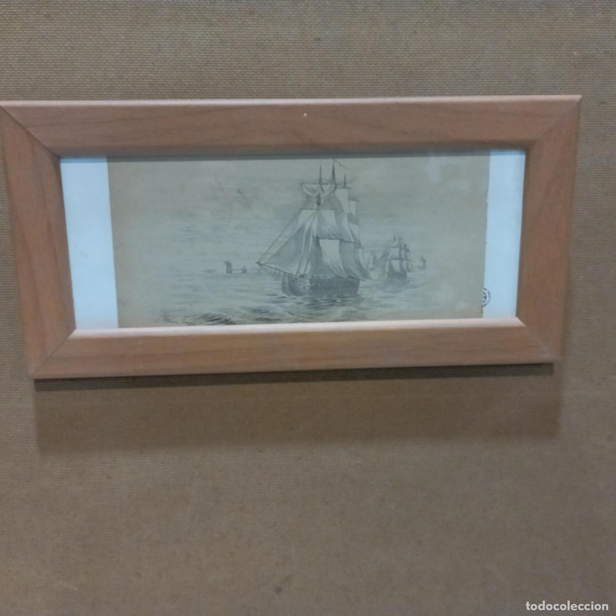 Fotograf&iacute;a antigua: cuadro antiguo grabado - Foto 1