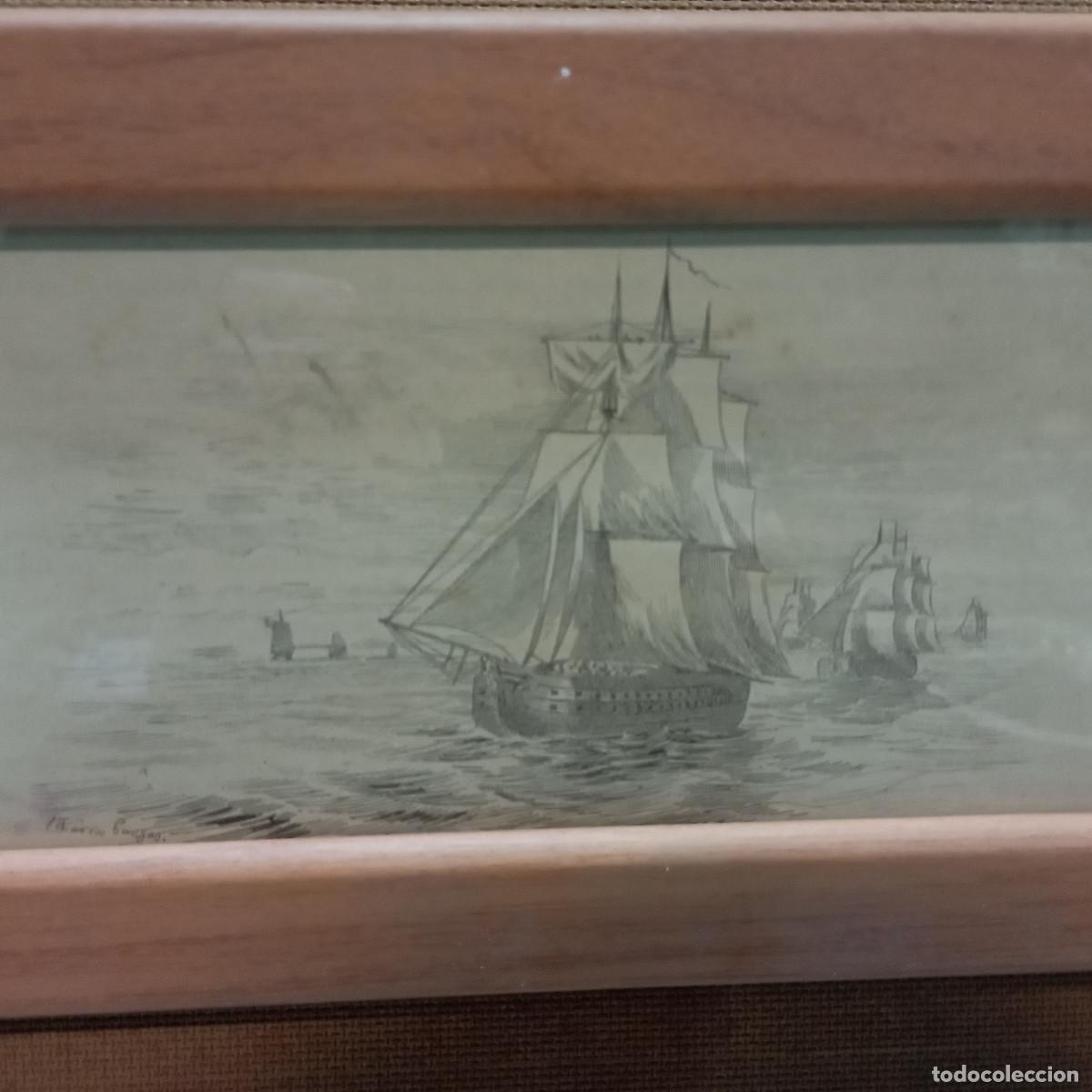 Fotograf&iacute;a antigua: cuadro antiguo grabado - Foto 2