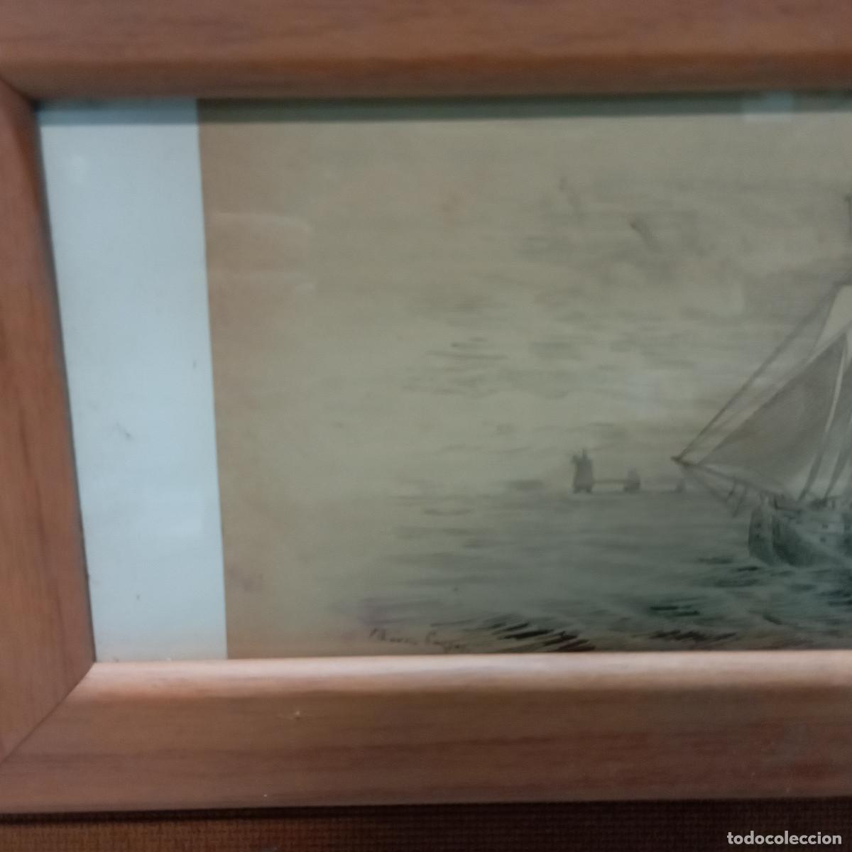 Fotograf&iacute;a antigua: cuadro antiguo grabado - Foto 3