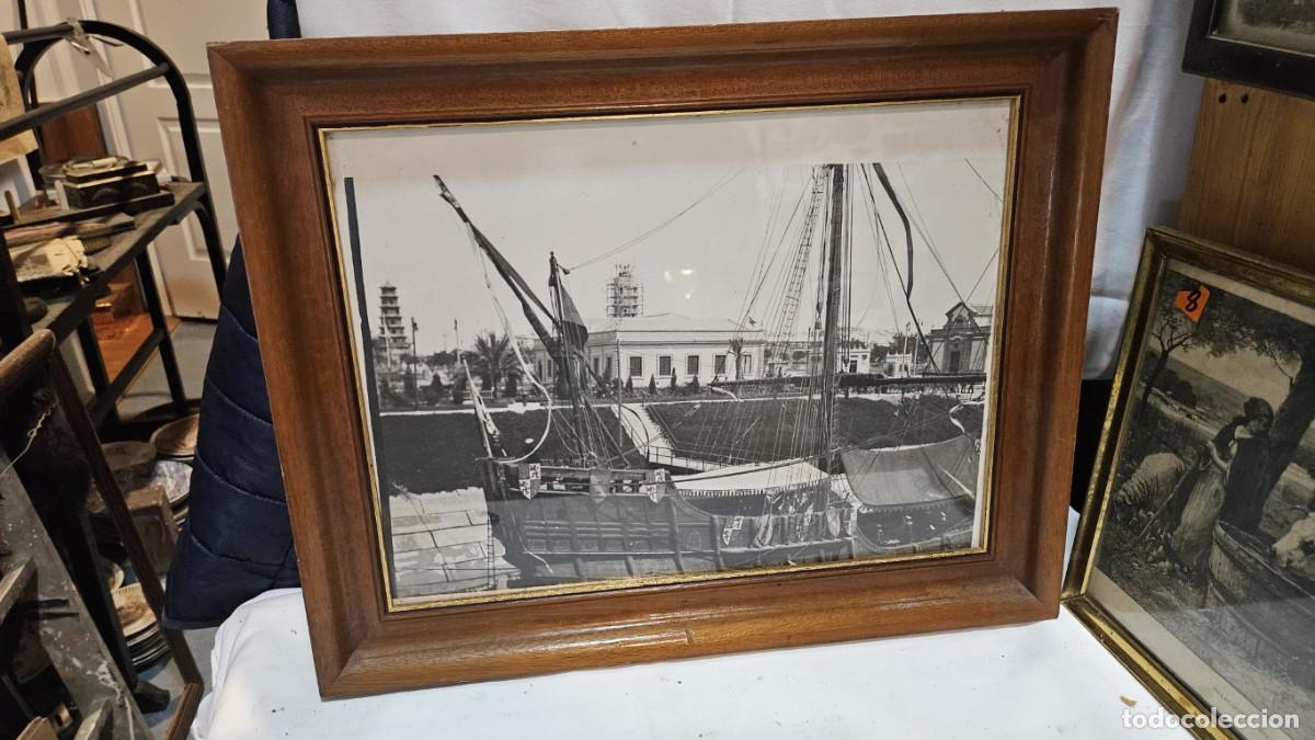 Fotograf&iacute;a antigua: fotografia de la rabida barco - Foto 1