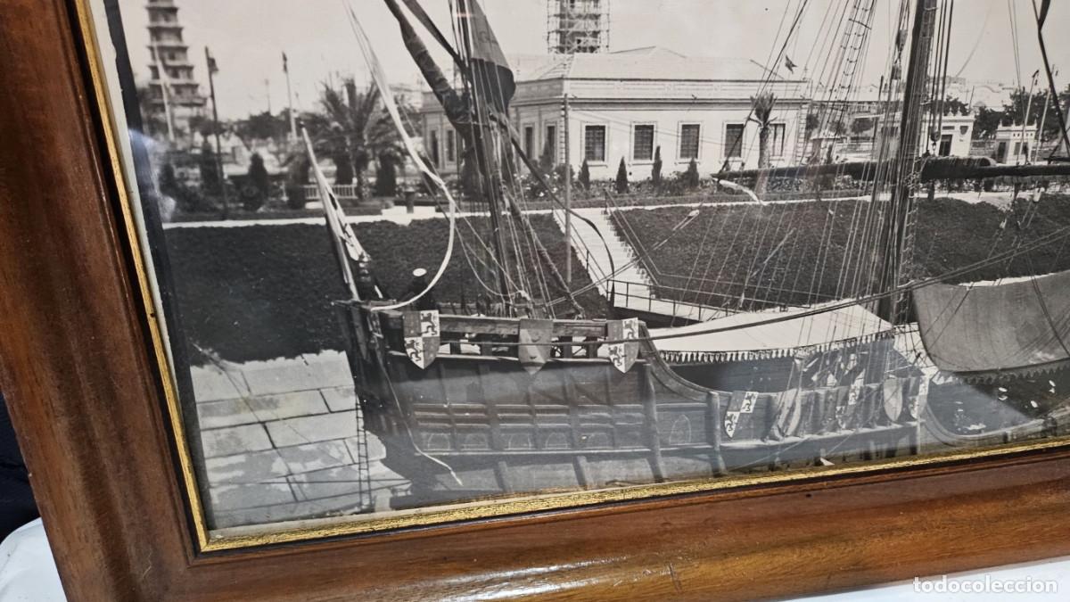 Fotograf&iacute;a antigua: fotografia de la rabida barco - Foto 2