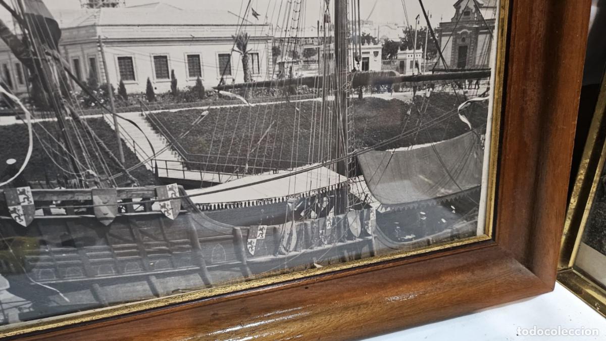 Fotograf&iacute;a antigua: fotografia de la rabida barco - Foto 3